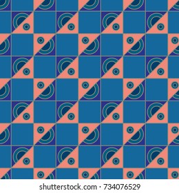 Abstract color seamless pattern for background texture.