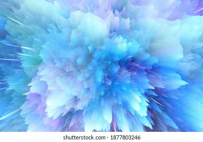 Abstract color universe explosion cool creative background art