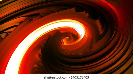 Abstract colored creative background. Abstract noise dark background. Abstract multicolored spiral. Silk hypnotic circular vortex. Hot spring. Glowing whirlpool. 3D rendering