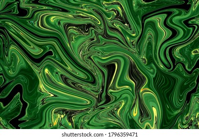 Malachite Texture Abstract Green Background Stock Illustration ...