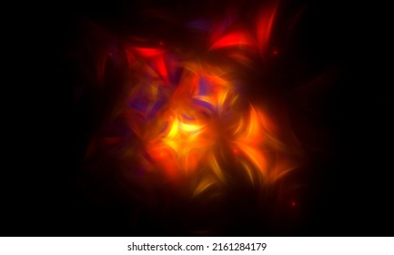 Abstract colorful background 3D illustration effect 