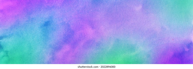 Abstract colorful background  Purple green background and copy space for design  Wide banner 
