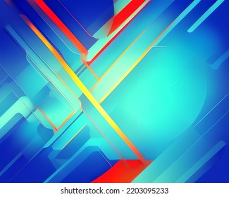 Abstract Colorful Backgrounds, Sharp Angles