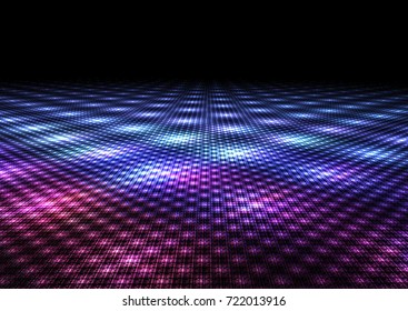 Abstract Colorful Dance Floor Background Texture