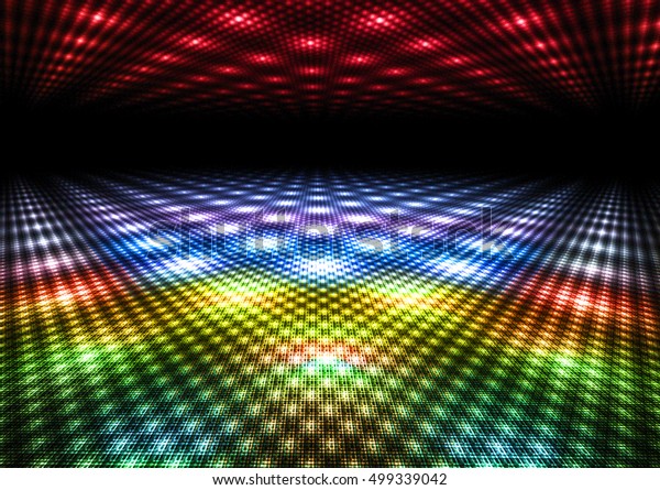 Abstract Colorful Dance Floor Background Texture Stock Illustration ...