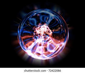 Abstract Colorful Energy Ball