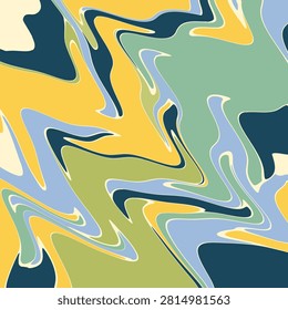 Abstract Colorful Fluid pattern Background