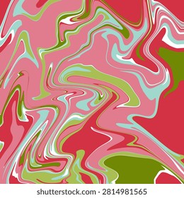 Abstract Colorful Fluid pattern Background