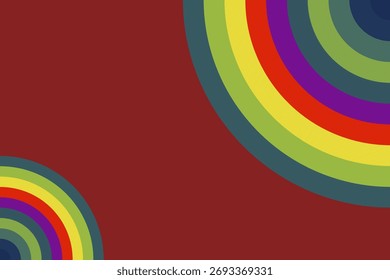 Abstract colorful geometric circle pattern. Geometric modern background. Business and corporate background