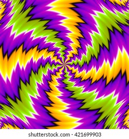 Abstract colorful  illusion