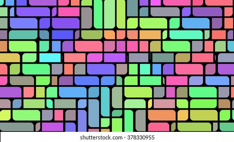 Abstract colorful rectangular pattern