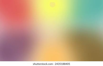 Abstract colorful smooth blurred background for design. yellow, brown, light green, orange, red color combination. for web, background, smartphone or pc wallpaper,.jpg स्टॉक चित्रण