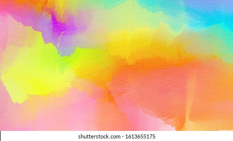 Abstract colorful watercolor for