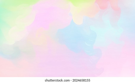 Abstract colorful watercolor for background. Pastel mesh background