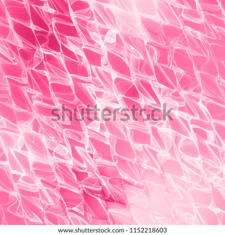 Abstract colorful wavy background. Psychedelic fractal texture. Digital art. 3D rendering.