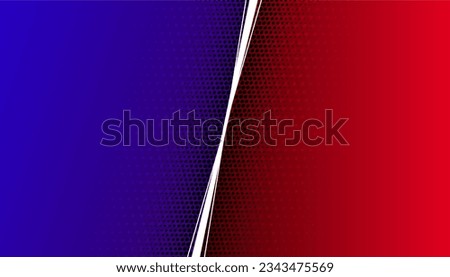 Abstract comic style split screen