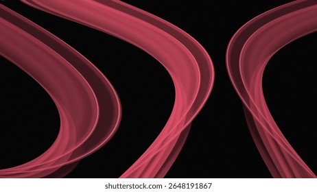 Composición abstracta contraste fucsia