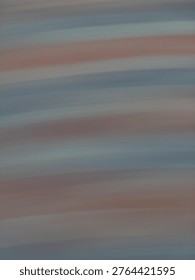 An abstract composition of horizontal blurred lines in soft, muted tones of gray and brown. This minimalist intentional camera movement piece creates a sense of fluid motion and tranquil harmony.