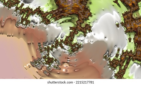 Abstract Computer Generated Fractal Design. A Fractal Is A Never-ending Pattern. Fractals Are Infinitely Complex Patterns That Are Self-similar Across Different Scales. Great For Cell Phone Wallpaper