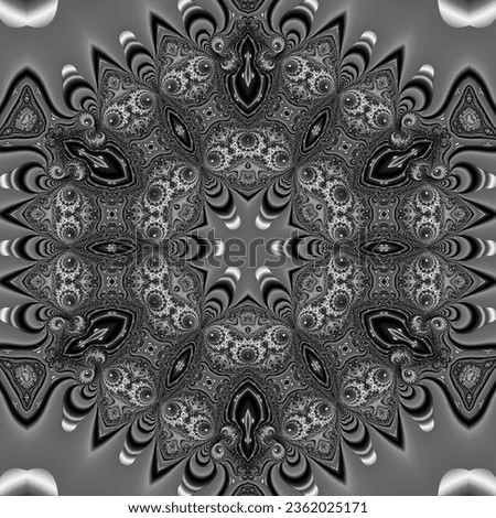Abstract Computer generated Fractal design. A fractal is a never-ending pattern. Fractals are infinitely complex patterns that are self-similar across different scales. Great for cell phone wallpaper