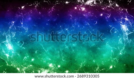 Abstract Cosmic Background with Nebula Clouds and Light Streaks Fantasy Style