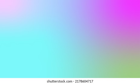 Abstract Cyan Magenta Green Color Gradient Stock Illustration ...