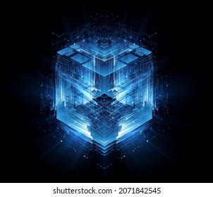 Abstract Dark Background. Bright Box. Shine Square. 
Light Geometry. Smart Code. Energy Effect. Big Data. 
Digital Chip. Glare Grid Lines. Glow Cubes. CPU Core. 
Hi Tech. Mobile Innovation. SSD Board 