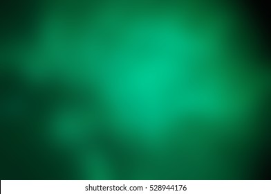 Abstract Dark Background, Green Smoke In The Dark