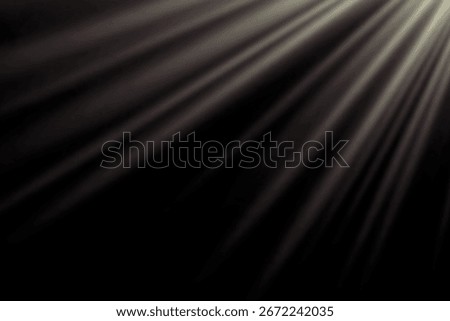 Abstract Dark Background with Light Beams and Rays, Black Background with White Smoke Light Streaks