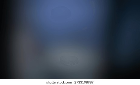 Abstract dark blue gradient background with soft light effects and copy space for professional corporate presentations