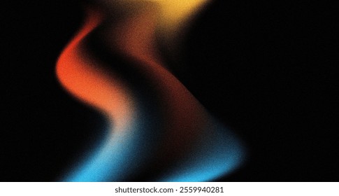 orange wavy background design