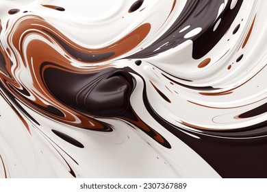 Abstract dark chocolate background, creative chocolate day background