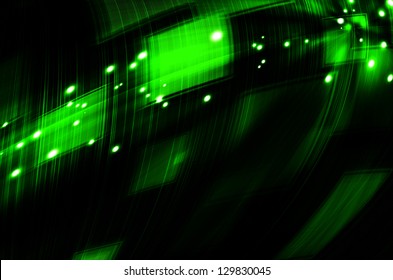 Abstract Dark Green Technical Background