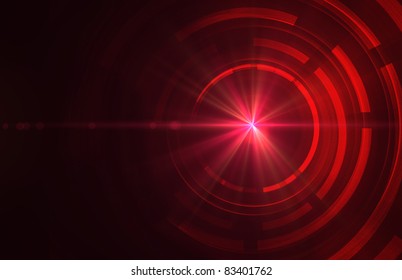 Abstract Dark Red Technical Background