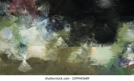 Abstract Dark Slate Gray, Silver And Very Dark Blue Watercolor Background With Copy Space For Your Text Or Image.