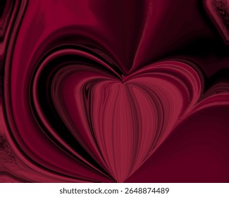 Un diseño corazón decorativo
