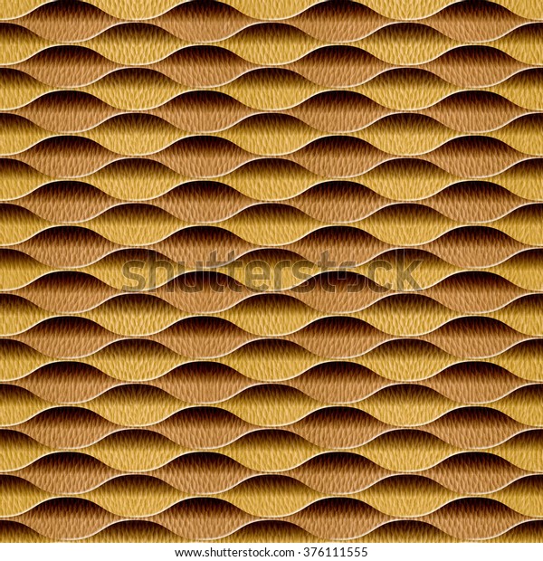Abstract Decorative Lattice Interior Wall Panel Stock Illustration
