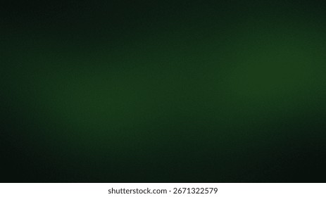 Abstract Deep Green Gradient Background with Subtle Texture Perfect for Nature Related Designs and Atmospheric Visuals with a Dark and Mysterious Ambiance