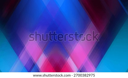 Abstract design featuring intersecting lines in shades of blue and pink
