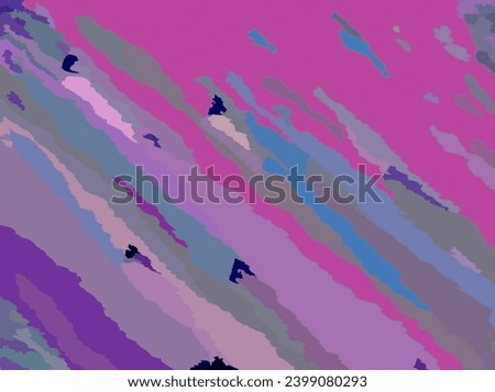 Abstract diagonal irregular lines in pink, purple and grey