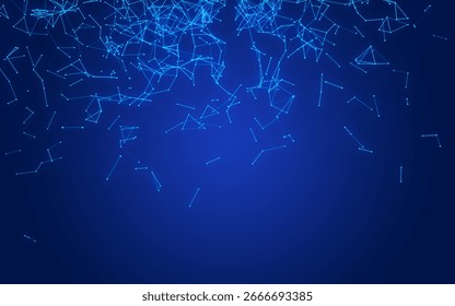  abstract digital background featuring glowing black plexus of interconnected points and lines. Represents big data, neural networks, and futuristic technology. Ideal for AI, blockchain