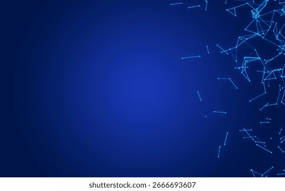  abstract digital background featuring glowing black plexus of interconnected points and lines. Represents big data, neural networks, and futuristic technology. Ideal for AI, blockchain