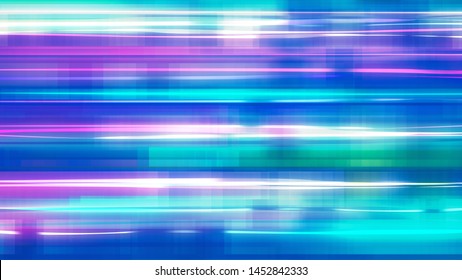 Abstract Digital Blue Purple Lines Speed Motion Light Background. Hi Tech Concept For Business Technology.