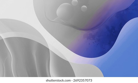 Abstract digital composition with delicate gradients, featuring smooth flowing curves and futuristic lighting effects