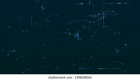 Abstract digital data background.. 3D rendering