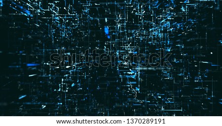 Abstract digital data background