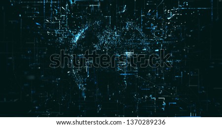 Abstract digital data background