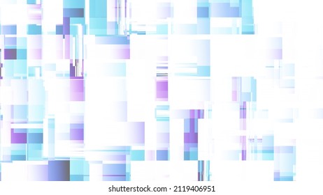 Abstract digital fractal pattern. Geometric mosaic futuristic technology pattern. Horizontal background with aspect ratio 