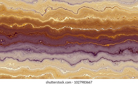  Abstract digital fractal pattern. Horizontal orientation. Wavy texture. Imitation of marble texture. - Shutterstock ID 1027983667