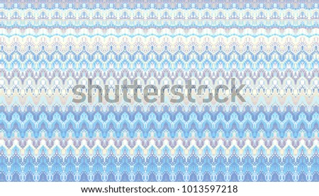 Abstract digital fractal pattern. Horizontal orientation. Chevron pattern.